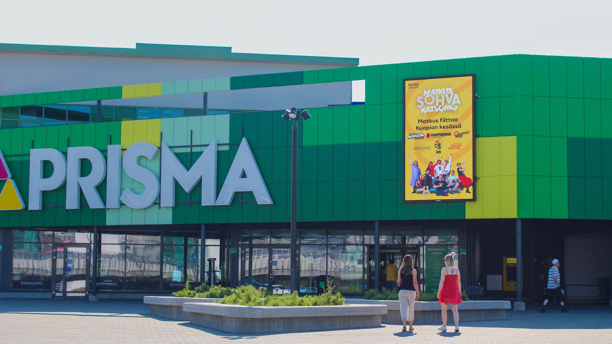 Matkus Shopping centre Kuopio Prisma vko 25 LED-suurtaulu-1 kopio