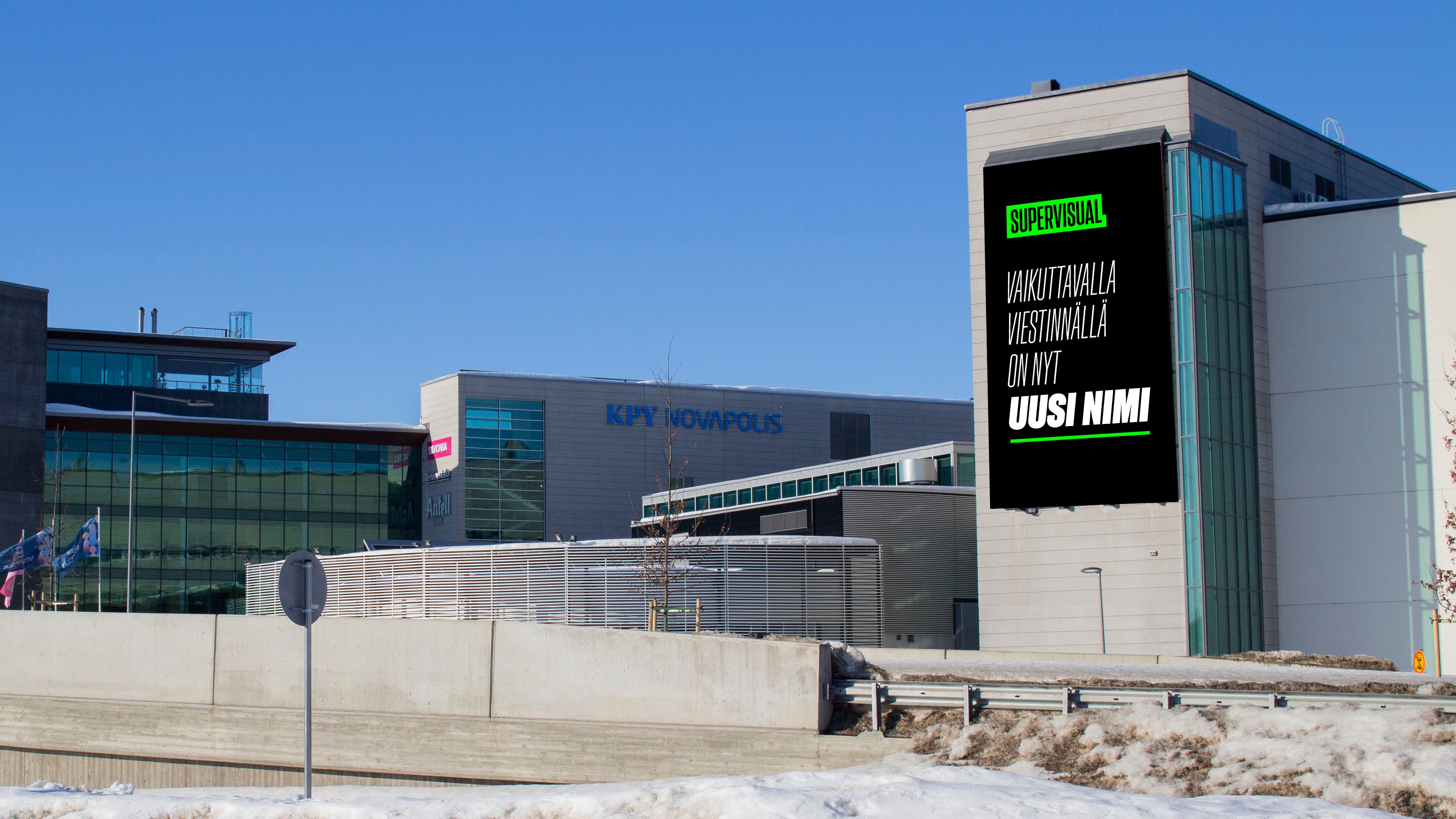 Supervisual KPY Novapolis jättinäyttö