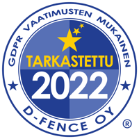 GDPR tarkastettu D-Fence 2022