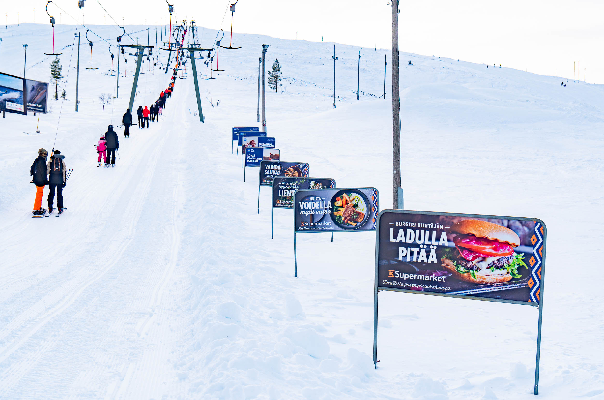 Ylläs Hissilinjataulu K-Supermarket Amex